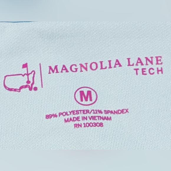 Magnolia Lane Tech Masters Light Blue 1/4 Zip Cinch Sides SZ. Med. Women’s - Picture 3 of 16